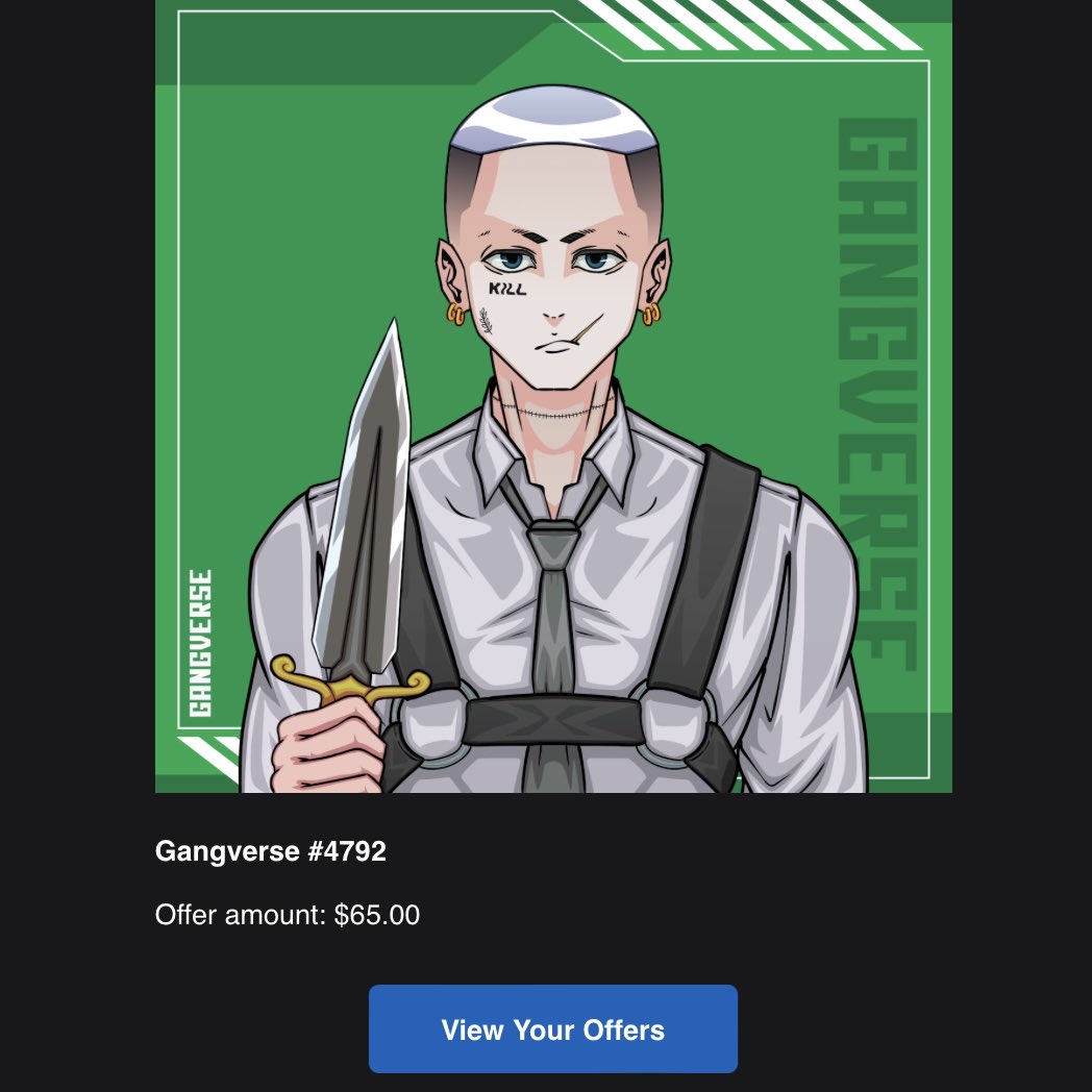 _seven48's tweet photo. Nope 🗡️
#crofam #gangverse #crogang #cryptocom #nft https://t.co/ar1PXSAm0m