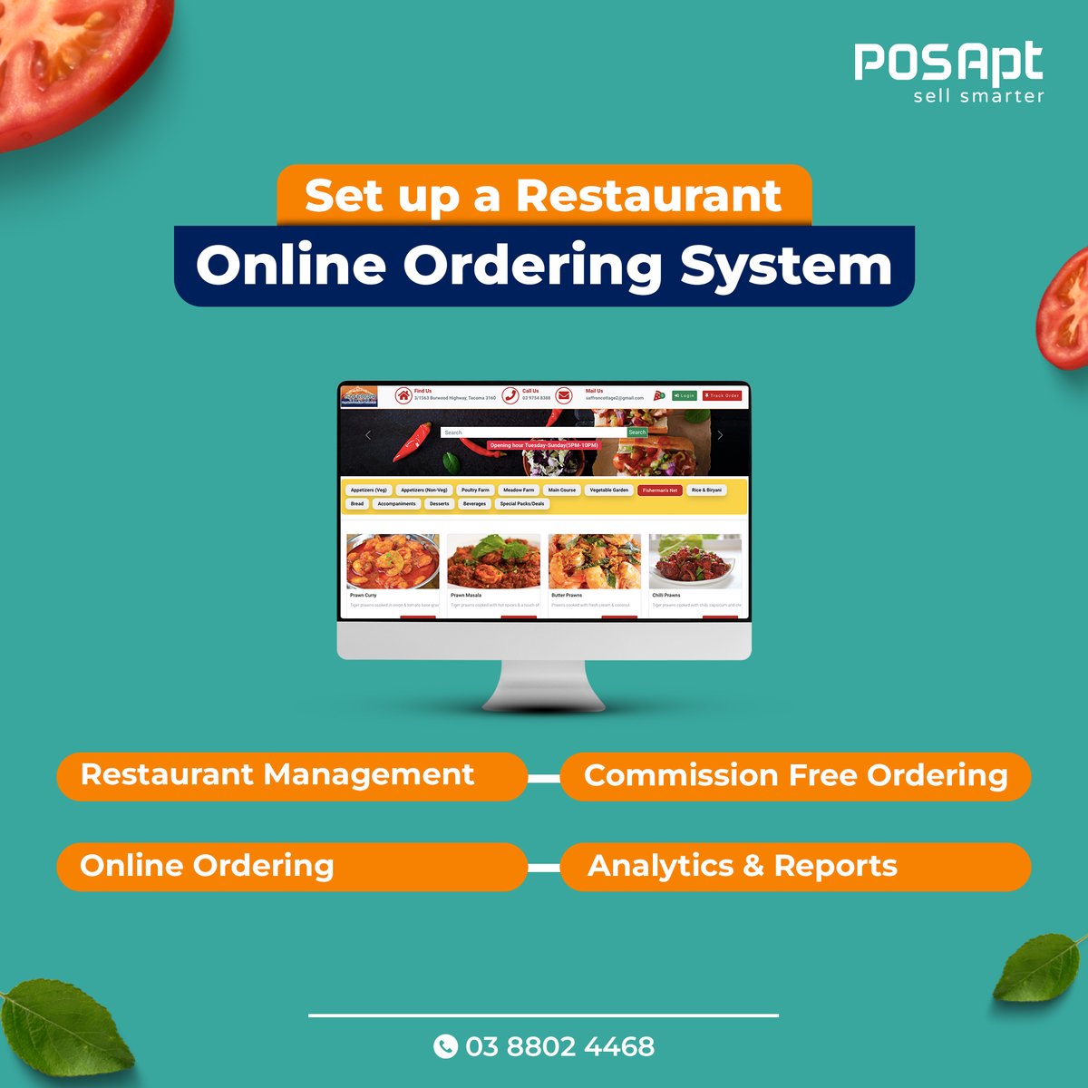 posapt_au's tweet photo. Designed to maximise profits and improve efficiency, POSApt is the key to unlocking your restaurant’s business potential.⚡️⚡️
#posapt #onlineorderingsystem #pos #pointofsale #restaurant #grocery #bakery #flowerstore #liquorstore #newproduct #australia #melbourne https://t.co/O07c5kHNCD