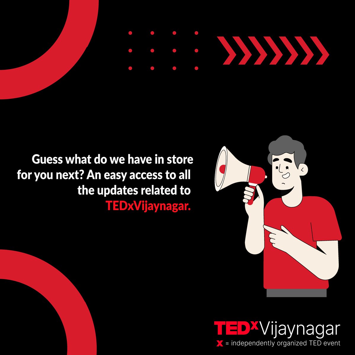 tedxvijaynagar's tweet photo. • 𝗔𝗿𝗲 𝘆𝗼𝘂 𝗿𝗲𝗮𝗱𝘆??????
#TED #TEDx #event #events #indore #TEDxVijaynagar #beginwithy
#Indore https://t.co/ODP8Xy8o5a