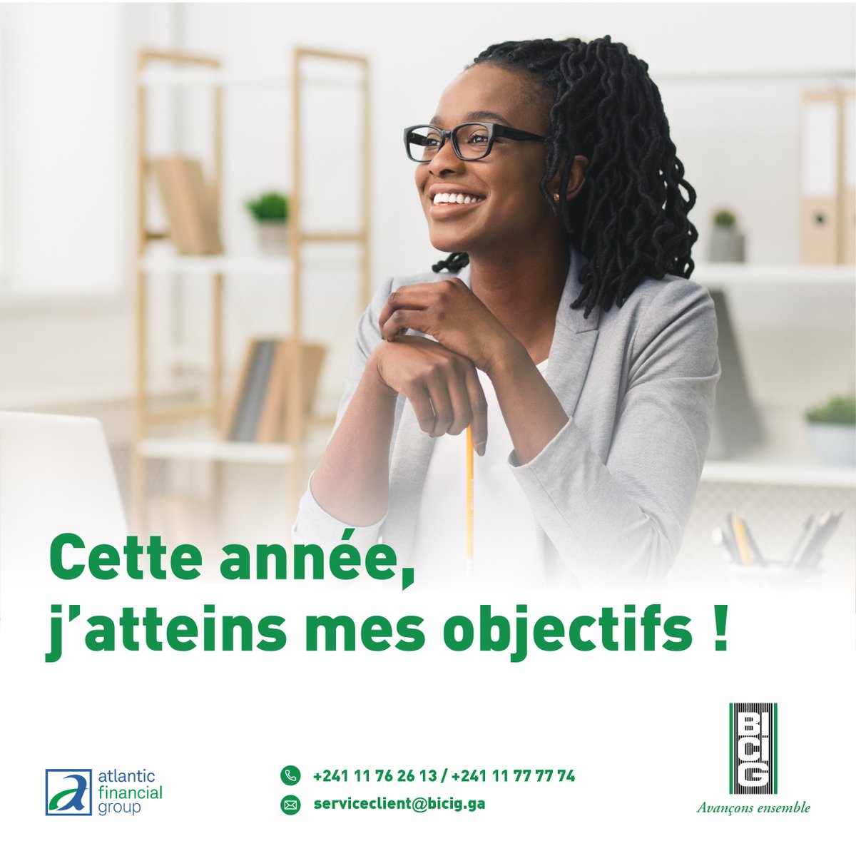 En cette nouvelle année, quels sont les objectifs que vous vous êtes fixés ?
Rappelez-vous : Le succès est la somme des petits efforts répétés jour après jour.

Bon début de semaine à tous !

#BicigGabon #AvanconsEnsemble
