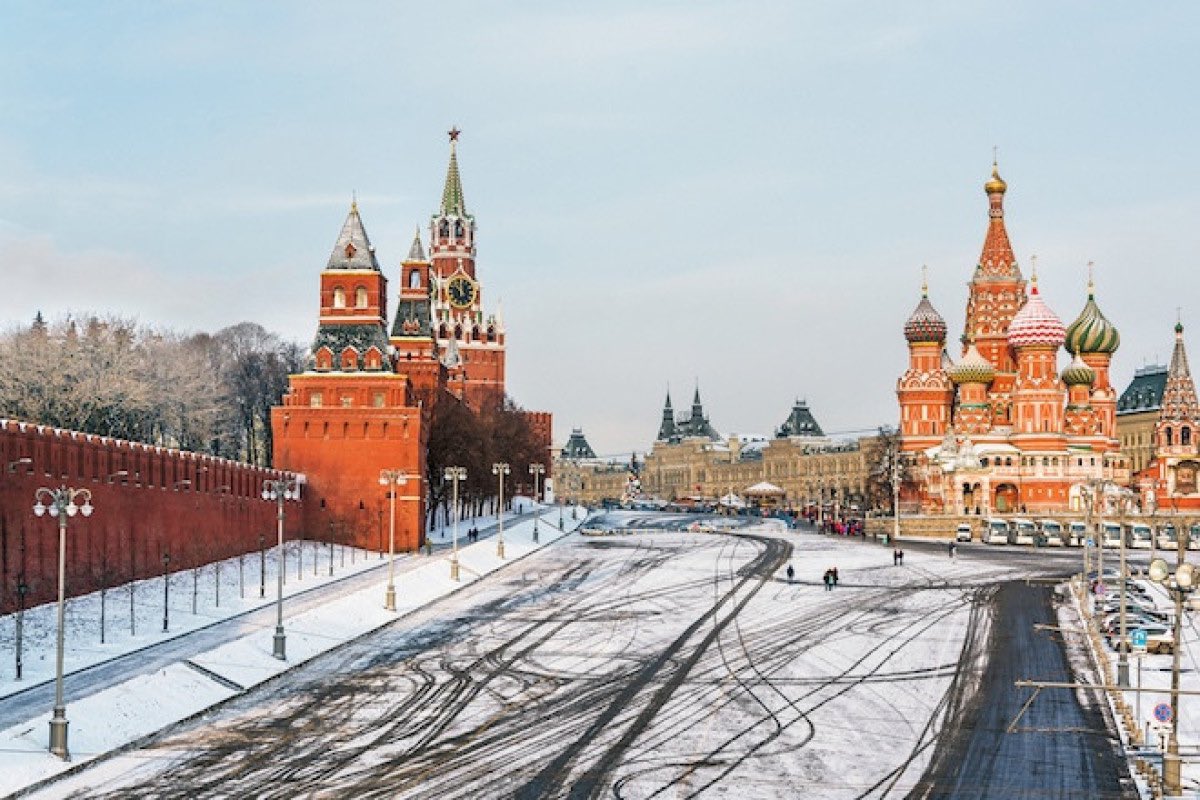 Москва зимой