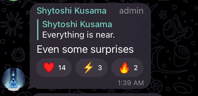 Everything is near, even some surprises. #Shib