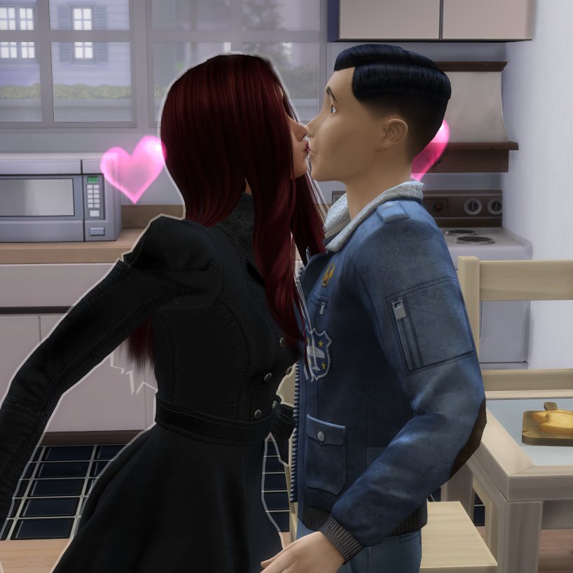 ForgetfulSimmer's tweet photo. On Melissas first day on the road to #100babies she met up with Victor Feng. They seemed to get along very well, even though he made it clear that he was married and NOT interested in her. Melissa can be very convincing though and things quickly escalated😏 https://t.co/F8cYiJysRK