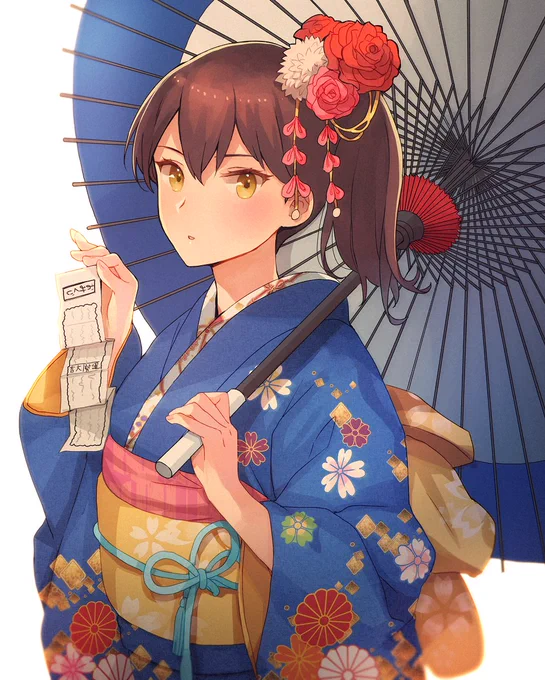 晴れ着加賀さん(再掲) 