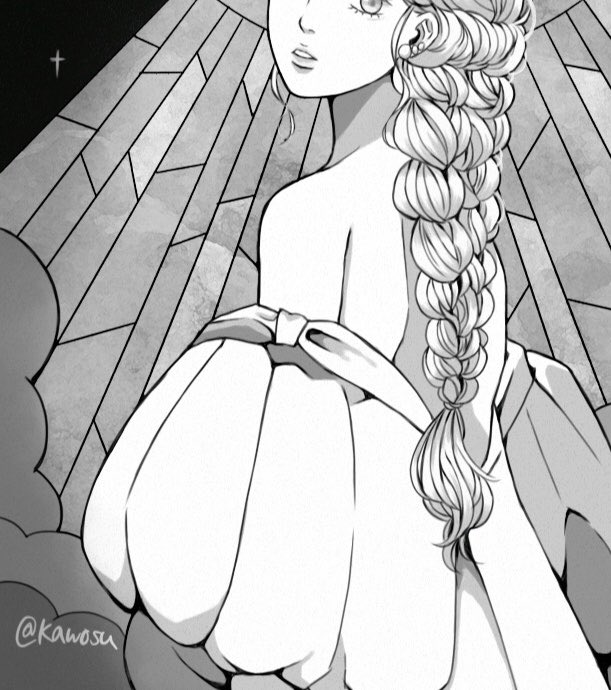 年末描いてた新しいテーマのもそろそろ完成!いつあげようかなぁ🤔  ただテーマがちょっと批判ありそうだから、やめといたら?って身内に止められてる( ;  ; )