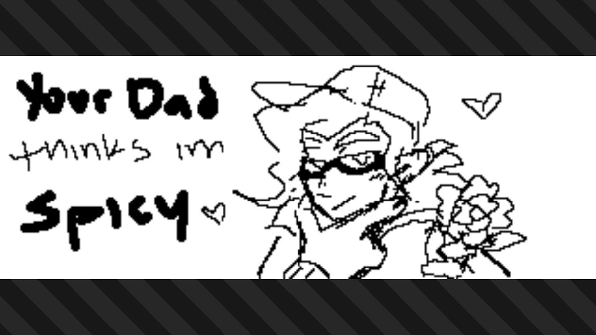 Woofies2003's tweet photo. this drawing was a mistake #Splatoon3 #NintendoSwitch https://t.co/WK0JpOP4RX