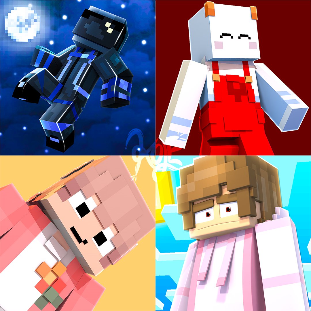 hey guys!! havent done a giveaway in a really long time and thought it'd be fun!

what you win: cool minecraft pfp in any of my styles (examples below)

how to enter:
follow
like
retweet

ill be picking 2 winners! giveaway ends *jan 2*!!
