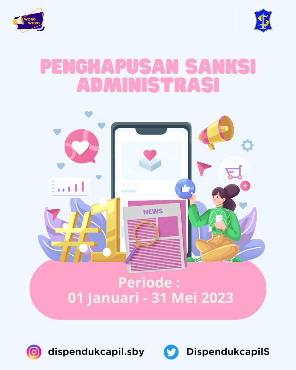 Dispendukcapil Surabaya tweet media