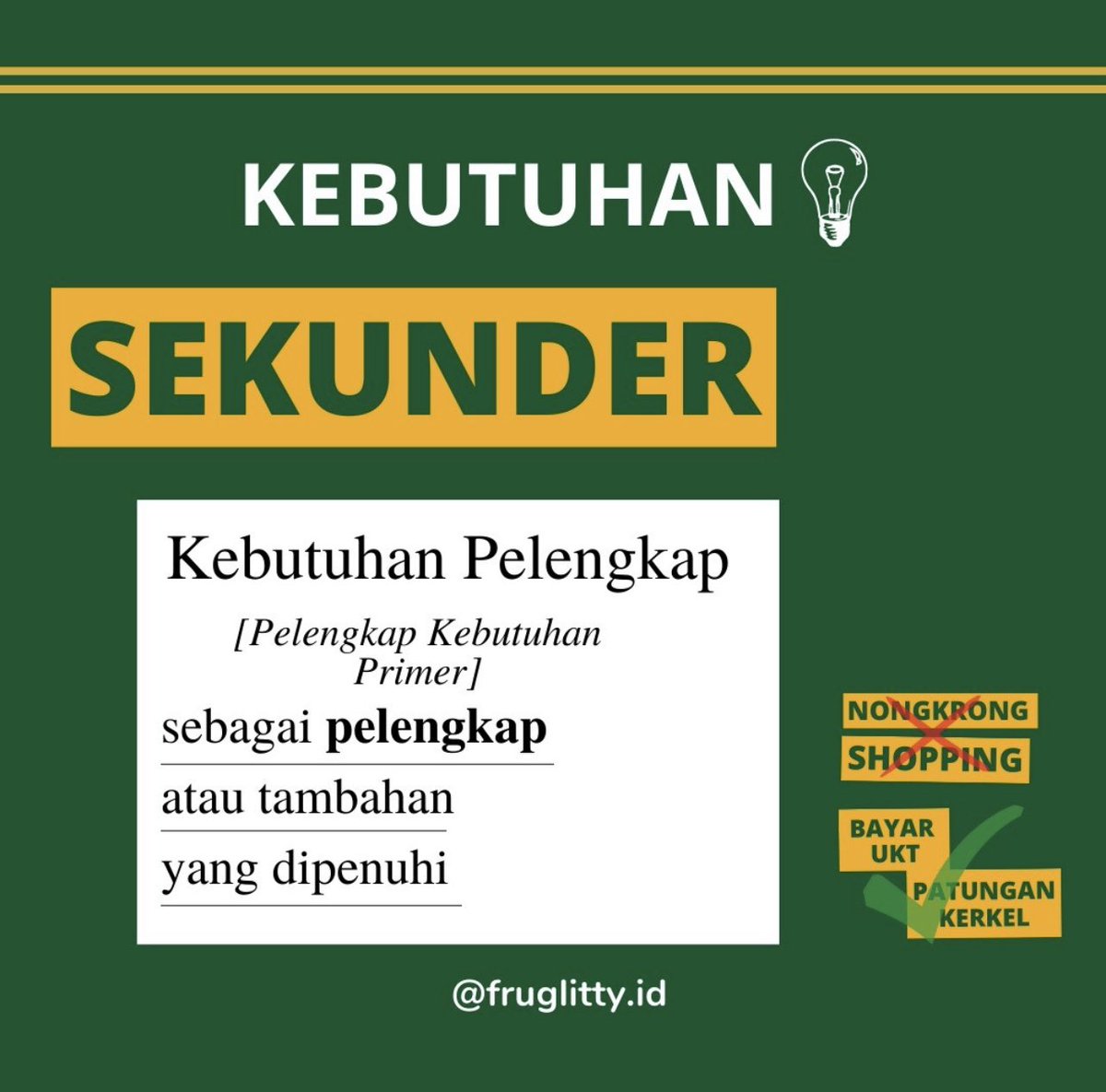 fruglitty_id's tweet photo. Uang kalian habisnya buat apa nih? Jangan-jangan uang nya habis buat kebutuhan yang ga perluπ€
#frugalitycommunity #frugalitty #frugalliving #saveyourmoney #berhemat #anakrantau #mahasiswahemat #mahasiswaummmalang #mahasiswaumm #ikomumm #komunitas https://t.co/HN63gx9ith