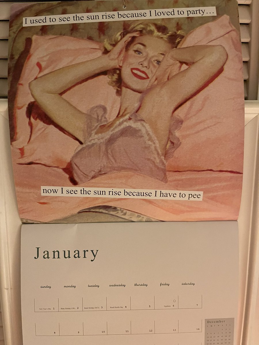 kaya2915's tweet photo. Oh how my annual #AnneTaintor calendars bring me such joy ☺️#Vintage #WickedWit 💋#NewYear2023 📆 https://t.co/BGhW6u9mnp