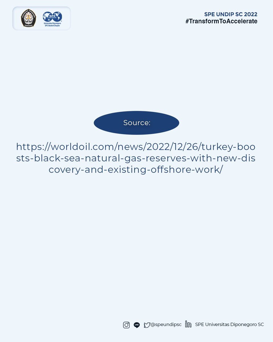 speundipsc's tweet photo. [PETRONEWS]

Turkey boosted its estimate of natural gas reserves in the Black Sea by nearly a third, thanks to appraisal work at an existing field and a separate discovery. Swipe right to know more!
 
https://t.co/pMWNdbvtDz

#SPEUNDIPSC2022
#TransformToAccelerate https://t.co/CHGPIkzyym