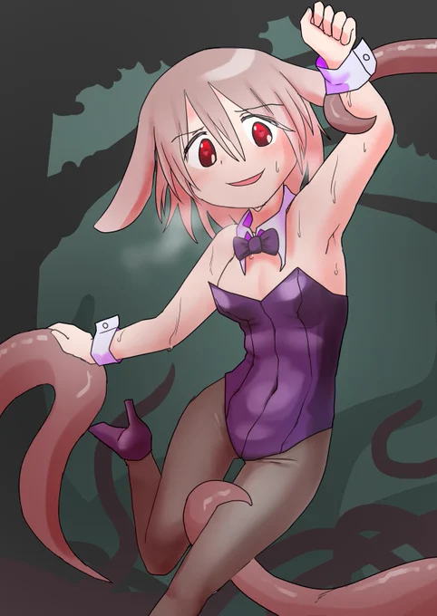 卯年なので、健全なウサギさんのバニーガール衣装の差分を描きました。 