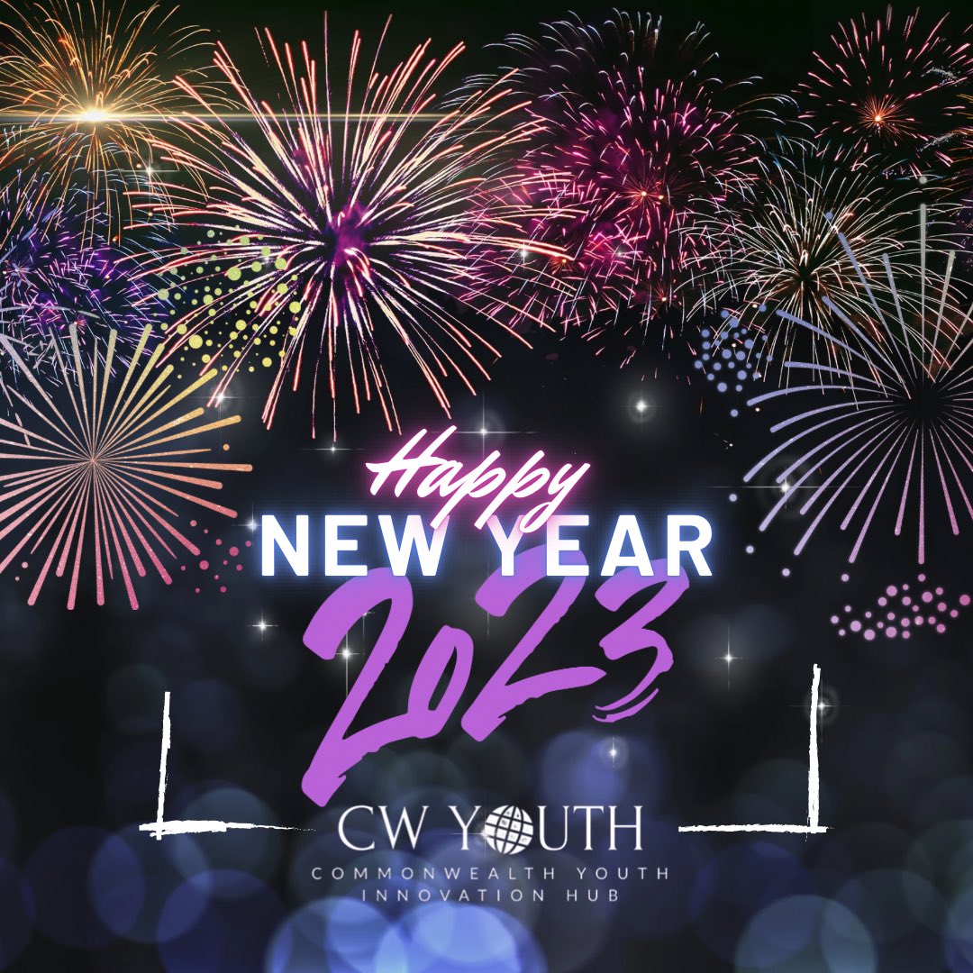 Happy New Year from the Commonwealth Youth Innovation Hub! 🎉

Wishing all our followers a happy, healthy and peaceful 2023! 🕊

#CWYouth