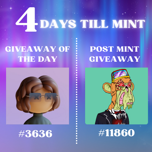 kabbalahverse's tweet photo. #GIVEAWAY NUMBER 2 
As you know, 4 Days left till our mint. 
To win @Nyolings NFT 
1-FOLLOW 
2-RT 
3-COMMENT "4 DAYS". 
The first 400 people engaging with this post, will get a chance to win. https://t.co/2KorVacWWb