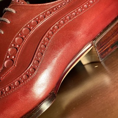 #新しいプロフィール画像 #footwear #shoes #handmade #bespokeshoes #crafts #leather #shoemaker #bespoke #shoemaking #works #thetas #worldchampionships #derby #longwingtip #wingtip #brogues #burgundy #ハンドメイド #シューズ #靴