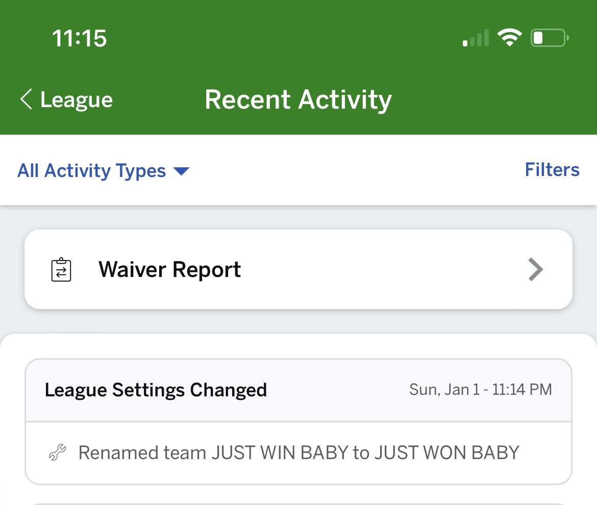 RinkSource's tweet image. #footclantitle wasn’t a sexy win with JJ and shmevan stinking it up. But a title is a title. Thanks for your help all year @TheFFBallers