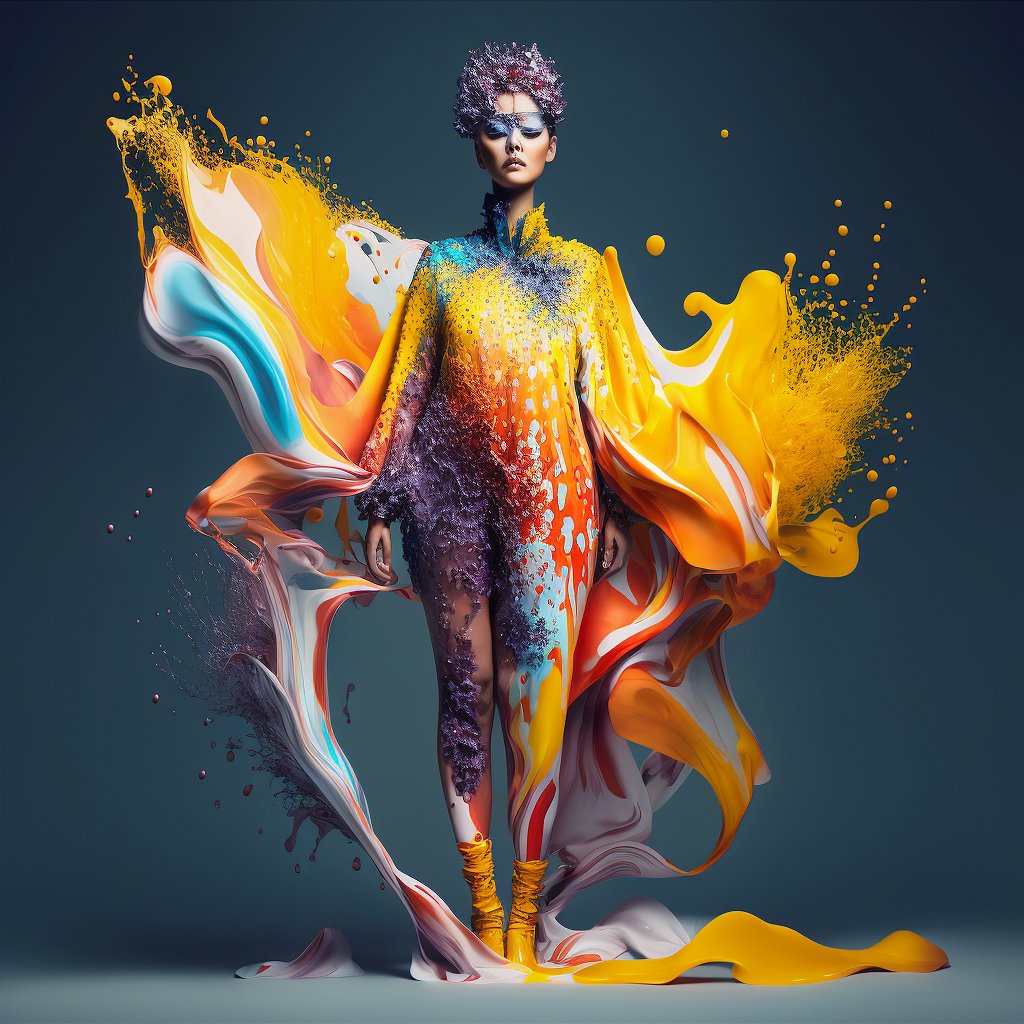 GzfJavo's tweet photo. What a good year ´23 will be, too many good things to come...looks and feels as colorful as this 🖤🚀

#NFTCommunitys #digitalfashion #AI #fashion https://t.co/3rAm8dd93I