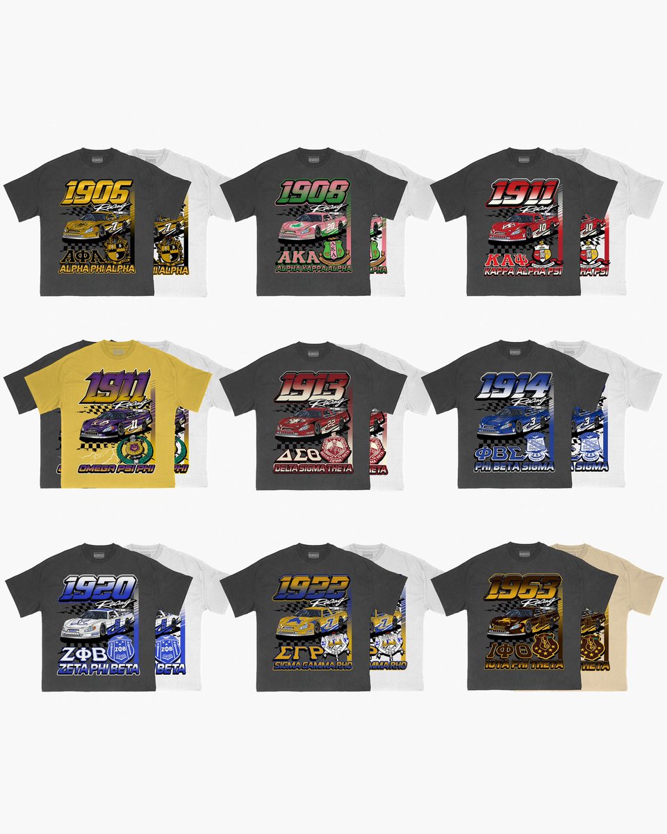 10FIVE88's tweet photo. All of my #DNINE Greek Folks Tap In! I'm doing my first 'FREE' Giveaway Contest! - I'm giving 9 lucky people (1 from each org) a FREE Greek Racing Tee // ENTER TO WIN here ๐๐พ https://t.co/oVXsCiqncJ https://t.co/zaSgllh4m4