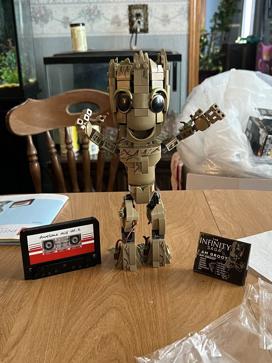 MrsEhlersFACS's tweet photo. @mrsgallesfcs Got my husband this for Christmas! Even the cassette is LEGO! https://t.co/dZngZij45l