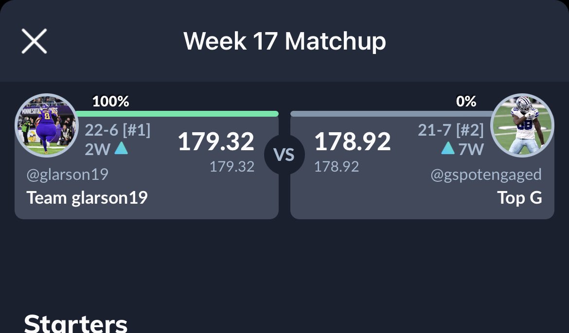 ReverendsDL's tweet photo. Glars ends Sunday on top as the champ of the revs league. The victory has not been confirmed by the commish just yet. We are waiting on stat corrections, hopefully by Tuesday morning. This inaugural revs dynasty season has been nothing short of SPECTACULAR! https://t.co/iL4kLP6nwd