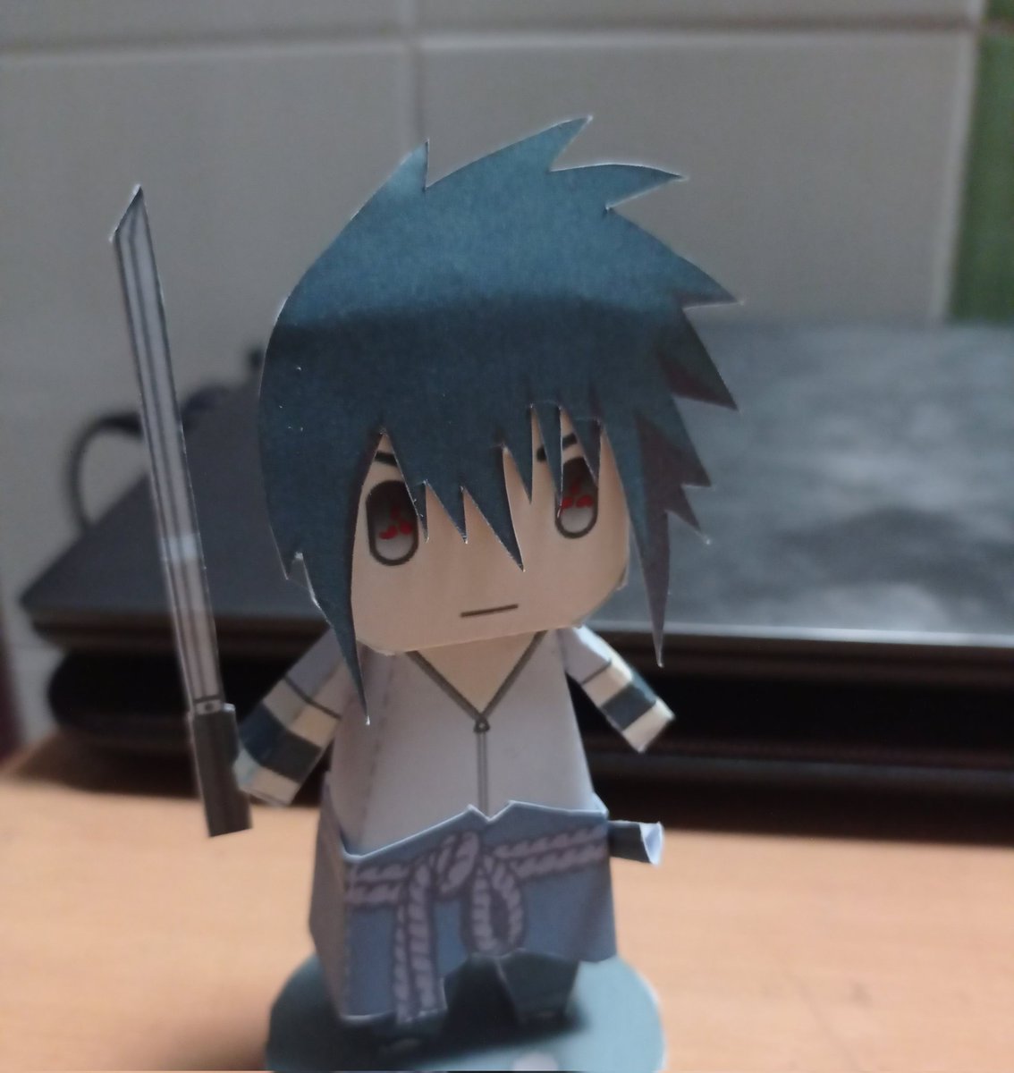 under_exx's tweet photo. Sasuke want to fight.

#paperized #NARUTO #sasuke https://t.co/uAWGBQfSgy