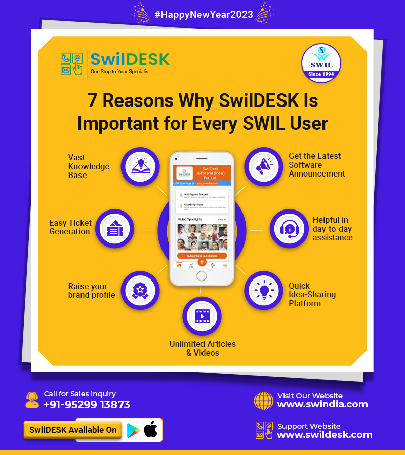 Retailgraph's tweet photo. Download the #SwilDESK app and get quick support on all #SWIL products with an easy ticketing system and article and video assistance. 
Download Now👉https://t.co/b3bqsf6J8i

#SupportSytem #SoftwareSolution #SwilSoftware #QuickSolution #SupportApp #OnlineSupport #NewYear https://t.co/l04x3SqyQA