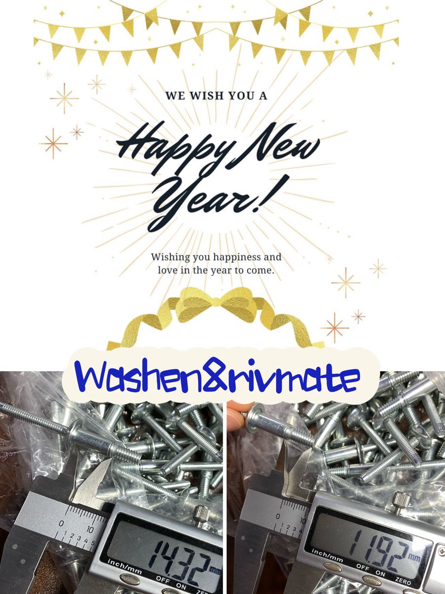 WashenIana's tweet image. #rivmate #structuralrivets  Happy New Year 2023