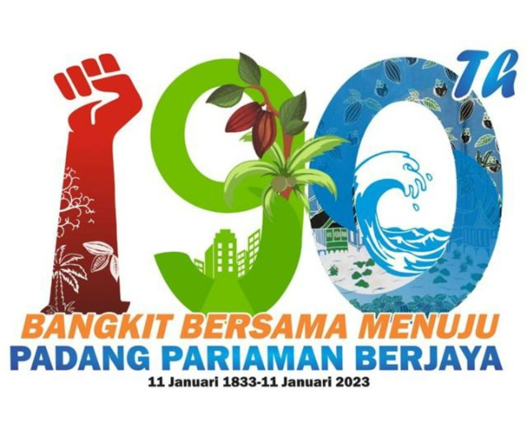 Logo resmi acara Peringatan Hari Jadi Kabupaten Padang Pariaman Ke-190 Tahun karya Debby (Pegawai Bagian Prokopim Setdakab Padang Pariaman).