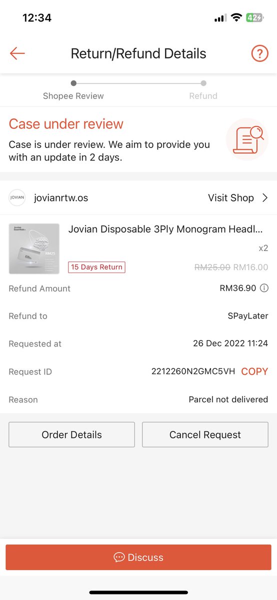 HeyKydd's tweet photo. @ShopeeMY Weh hanat @ShopeeMY . Refund requested 26th Dec tak ada khabar berita lagi ni apa benda babi?

Refund je la tak payah simpan lama2 order ni kau dah tak nak transact. @jntexpressmy apa ni woi? Kau kalau parcel ada masalah pun kasi call lah. 

@MCMC_RASMI korang pun diam je ke? https://t.co/hARLEI6izd
