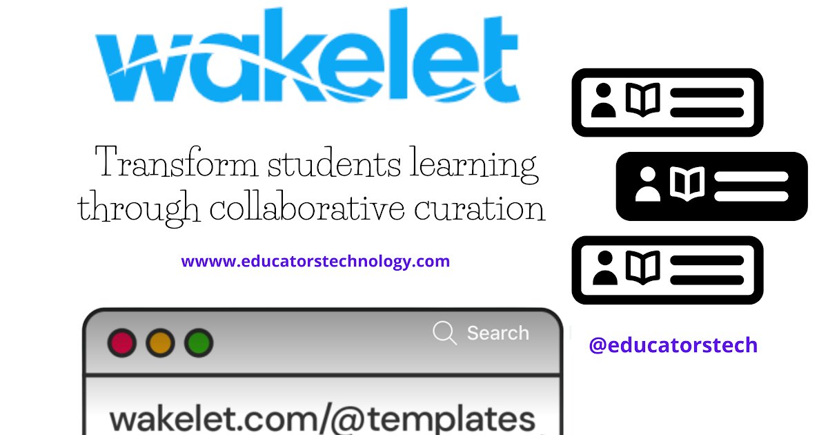EduTweetTech's tweet photo. What Is Wakelet and How to Use It in Your Teaching? https://t.co/Irjw1GcwSn https://t.co/cMSvFH47m1