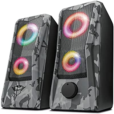 newforTechGuide's tweet photo. #Trust #Gaming #GXT 606 #Javv RGB-Illuminated 2.0 PC #Speakers, 12 W #Peak #Power, 3.5 mm #Jack, #Metal #Grille, #USB #Powered #Sound #System, #Speaker #Set for #Computer, #Laptop, #Mac - #Grey
#EliteViser
#GamingComputerAccessories #RGBIlluminated
https://t.co/53QqndkrS4 https://t.co/w3f39zXjZd