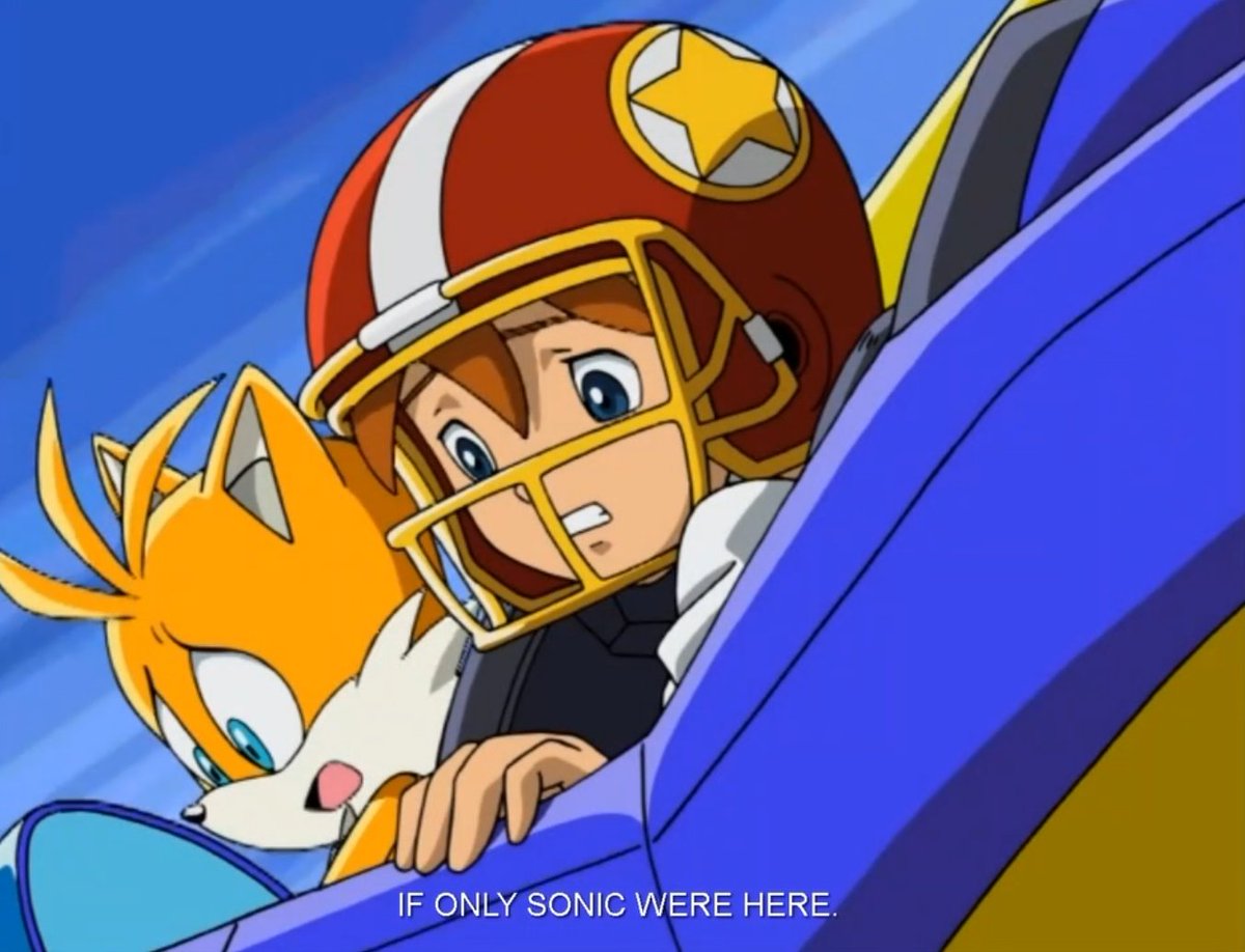 TailsPicsSonicX's tweet photo. "It's Sonic! Sonic's come!" 

#sonic #sonicthehedgehog #tails #tailsthefox #sonicx https://t.co/Y6TcMHTsho
