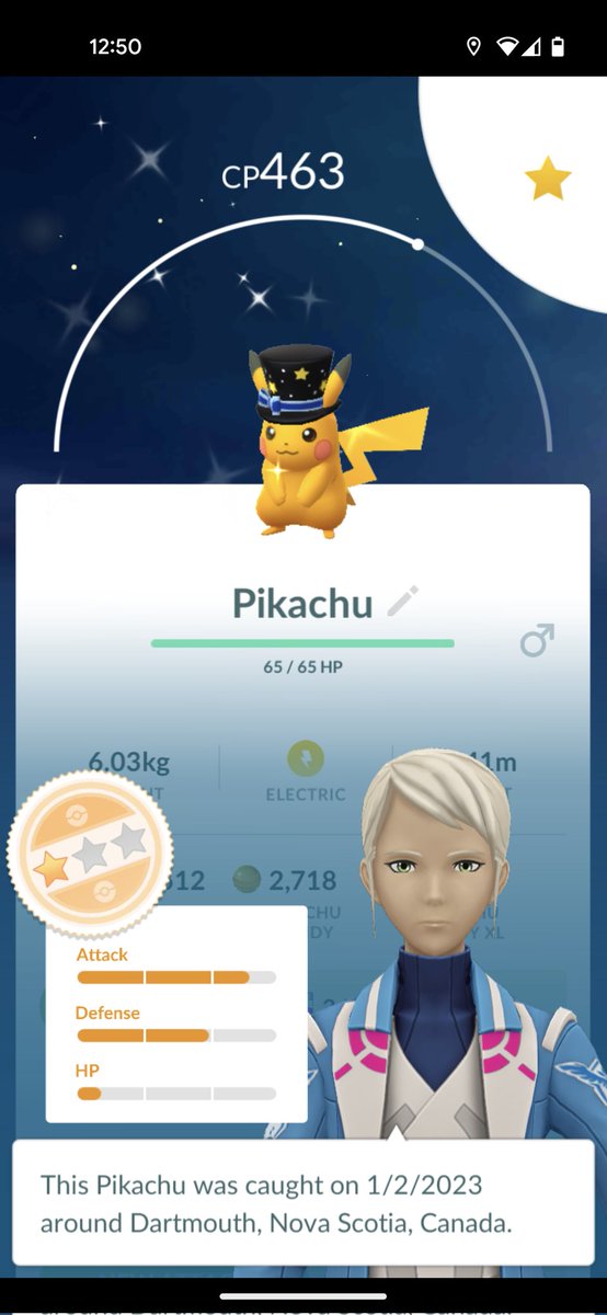 neon_papaya's tweet photo. Just got a random #shinypikachu #newyearsevent #pokemon #ShinyPokemon #PokemonGO https://t.co/KW8jGMDbBy