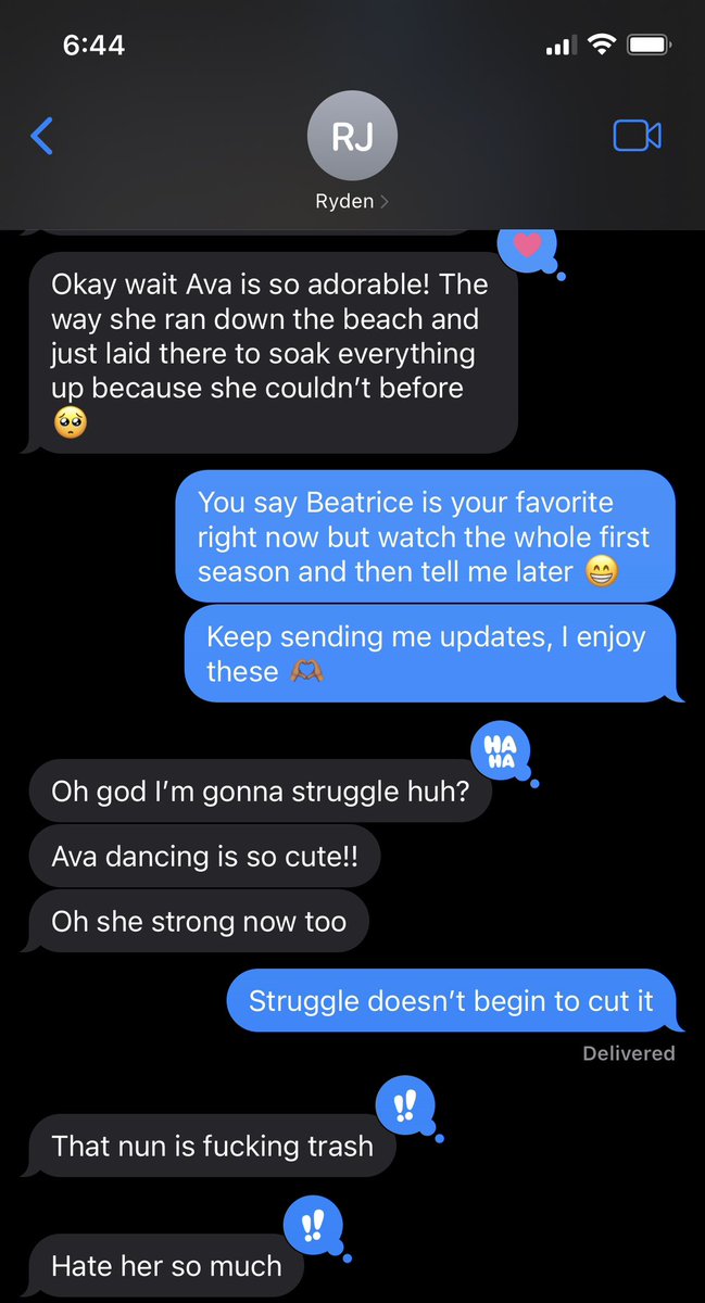 beasilva808's tweet photo. Finally got my irl to watch warrior nun. Posting their reactions here for whenever I need a laugh 😁

#SaveWarriorNun #WarriorNun 

S1 E1: https://t.co/SyDtbKNKYi