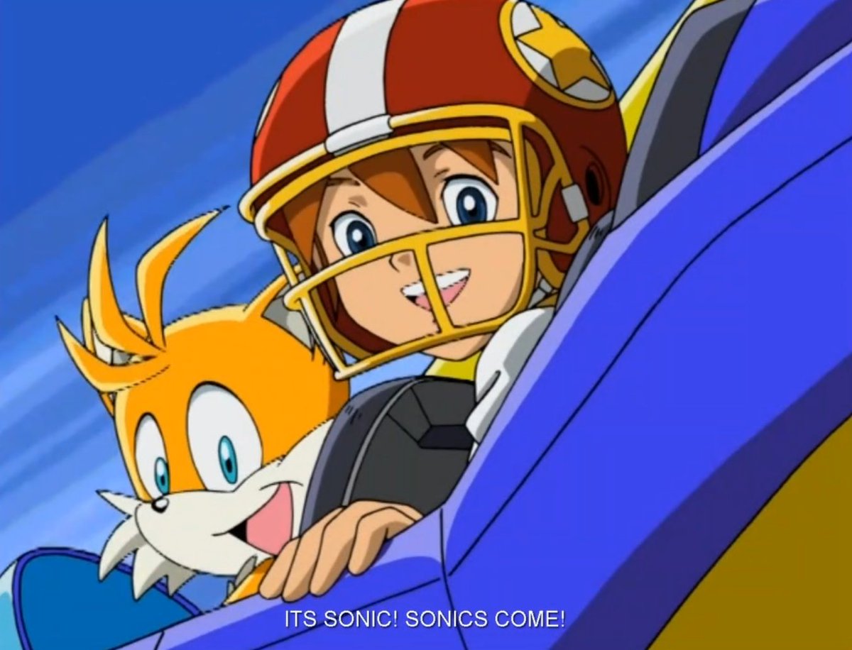 TailsPicsSonicX's tweet photo. "It's Sonic! Sonic's come!" 

#sonic #sonicthehedgehog #tails #tailsthefox #sonicx https://t.co/Y6TcMHTsho
