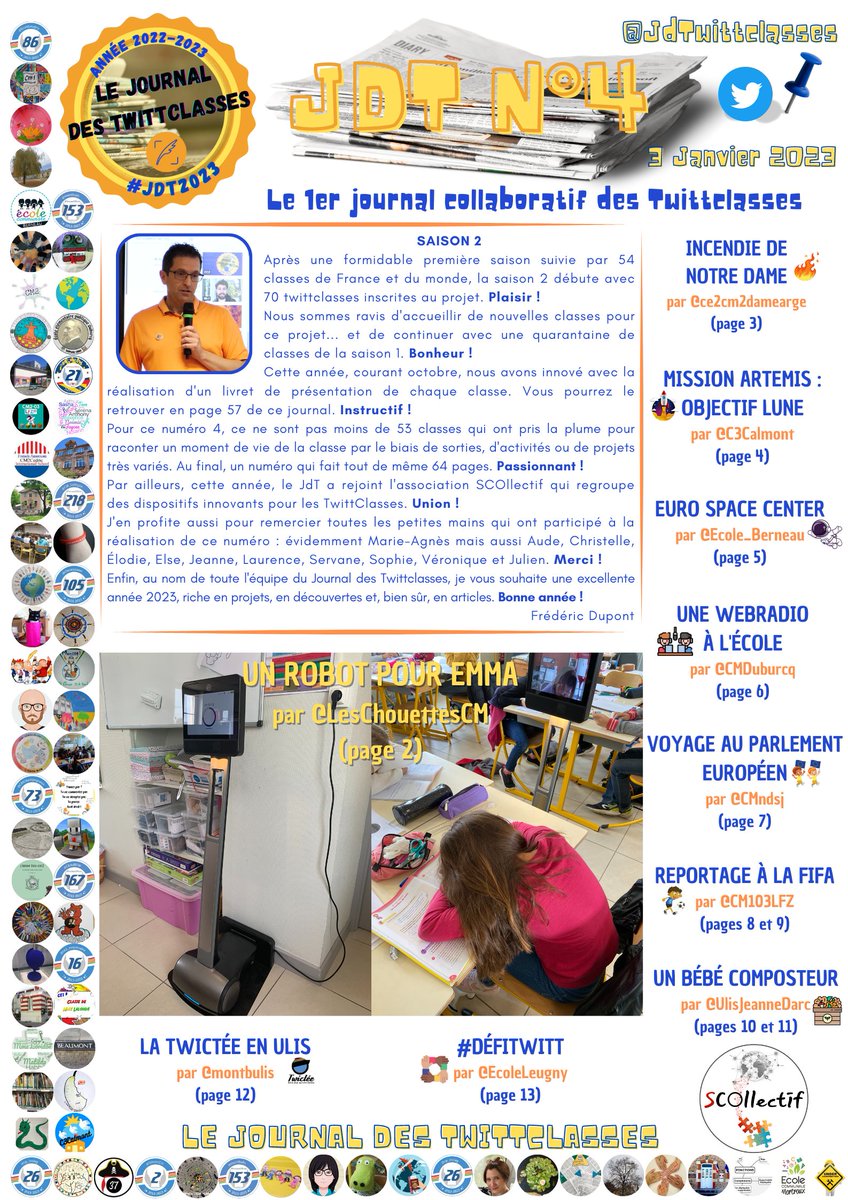 Le Journal et la Radio des TwittClasses tweet media