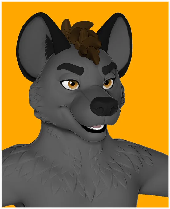 Working on the next Vtubing avatar, spotted yeen :) WIP. Upgrades for the fox coming soon as well which I am excited about. 