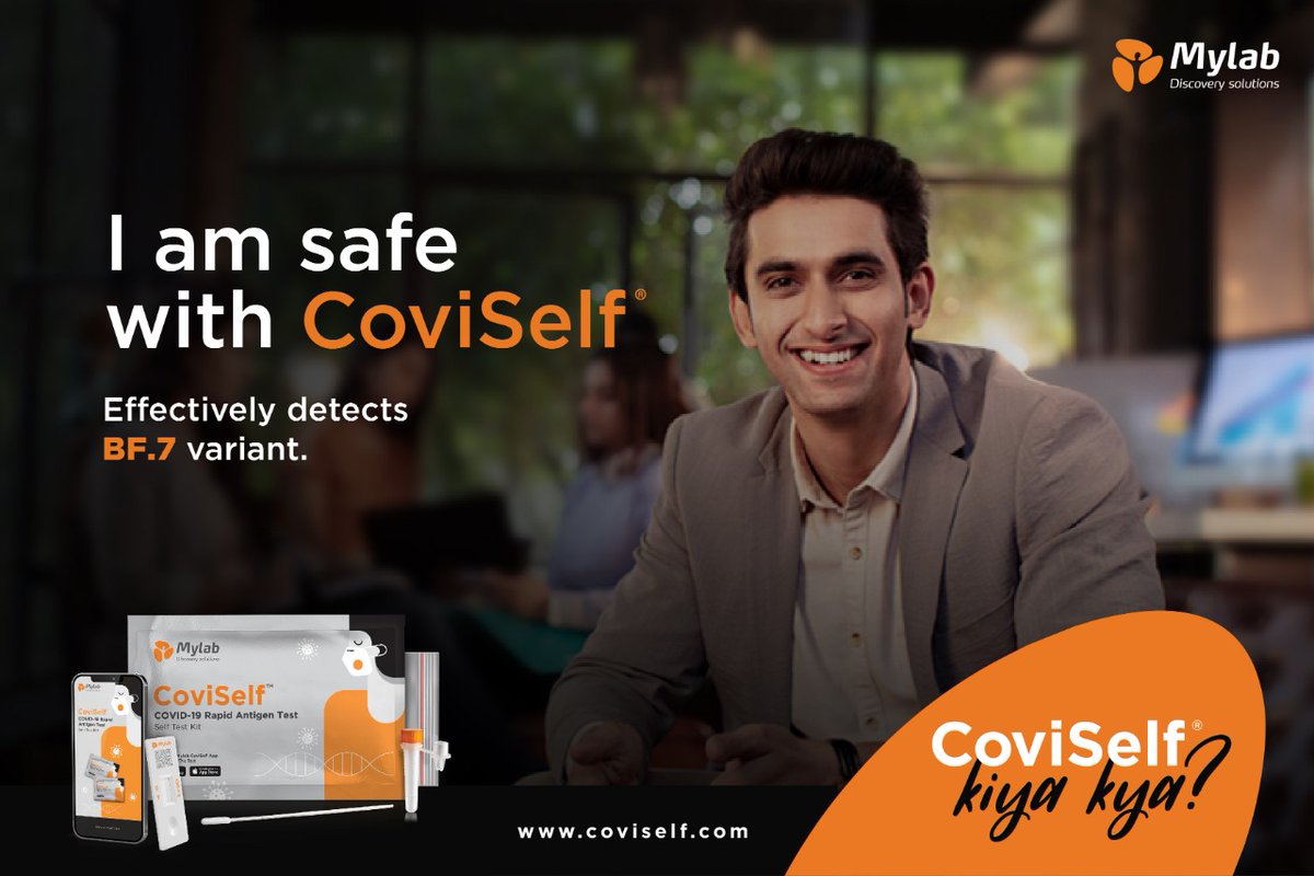 MylabSolutions's tweet photo. This season, be safe. 
When in doubt, test with CoviSelf.

To order CoviSelf self-testing kit, Click Here: https://t.co/0YHH3uNh9Z

#corona #covid19 #covid #bf7 #omicron #newvariant #coviself #testyourselfbyyourself https://t.co/cJTOH28vG4