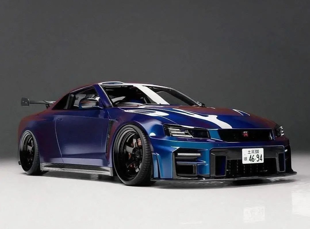 Nissan R36 Skyline Render - 9GAG