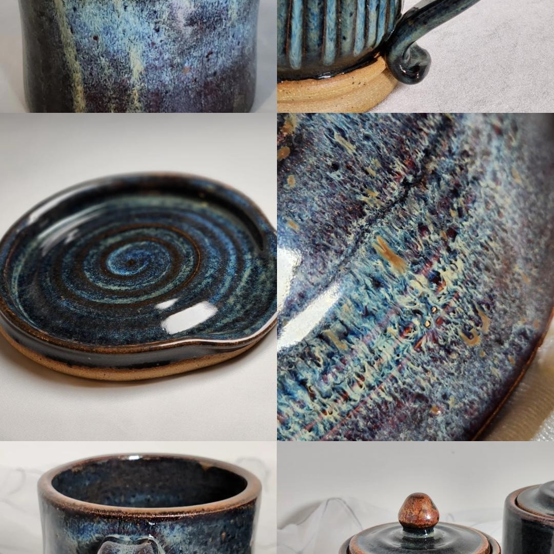 Twisted Horn Studio had a very blue 22!! Looking forward to adding new new glazes and designs throughout the new year!
#art #wheelthrownpottery #ceramics #blueglaze #ohio #twistedhornstudio #ths