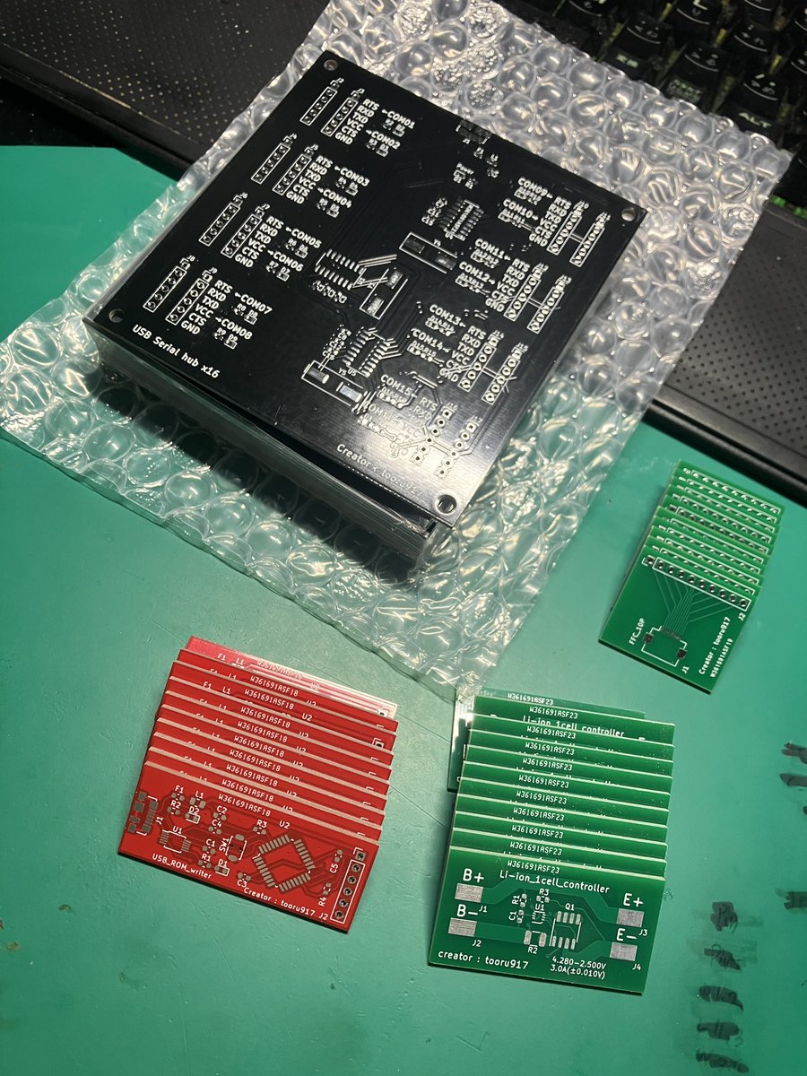 tooru_917's tweet photo. 年末ギリギリに届いちゃったので、部品がまだそろわないから検品まで。
てか、5日くらいで届いたが経験上最速かも。
#電子工作 https://t.co/EOZM8EPuTD