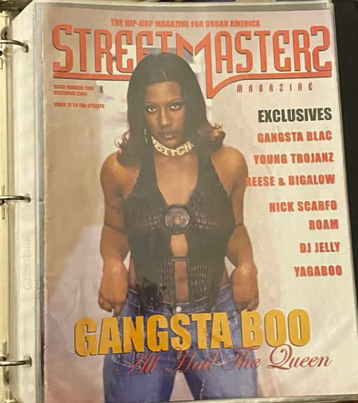 UGSocietyFTI's tweet photo. My first interview for Street Masters was a cover of Gangsta Boo in ‘03. I was blessed to review her 2nd album and When the Smoke Clears in Murder Dog. The last time we interviewed her MMMS was w/ Paul, Crunchy, #ripkoop #riplord as Da Mafia 6ix. #RIPGangstaBoo https://t.co/CPaT0a6aAX