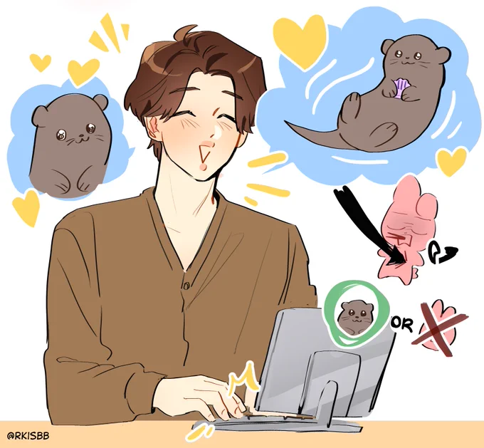 Otters or Rabbits? #kookmin
(Happy new year 🐰🎉🎉) 