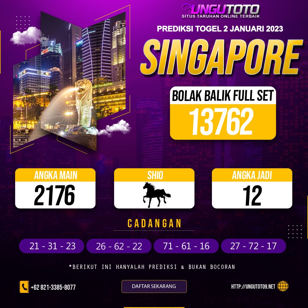 UNGUTOTO2's tweet photo. PREDIKSI SINGAPORE 02 JANUARI 2023 UNGUTOTO

#prediksiungutoto #togelonline #4D #togel #togelhongkong #prediksitogel #togelsingapore #togelsydney #bandartogel #togelterpercaya #agentogel #togelsgp #togeljitu #togelindonesia #prediksisgp #prediksihk #bocorantogel #prediksisydney https://t.co/eKO8Vb0oDp