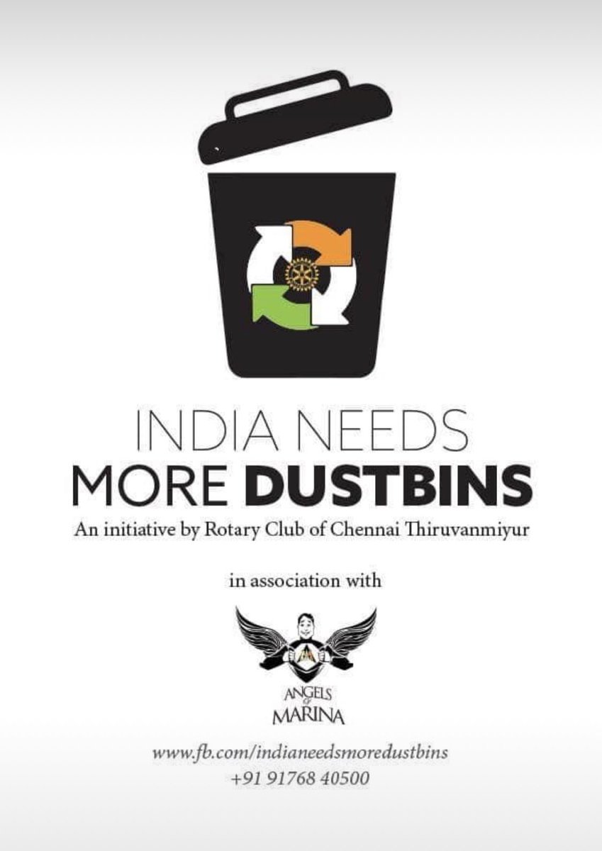 BlessingBro1's tweet photo. India Needs More Dustbins to make India Clean, Green, Safe &amp; Great for All ♥️ #Indianeedsmoredustbins #angelsofmarina https://t.co/uxCyybPpeR