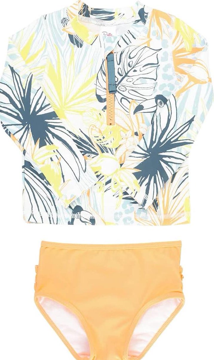 RuffleButts® Baby/Toddler Girls Long Sleeve Rash Guard 2 Piece Swimsuit Set w/UPF 50+ Sun Protection with Zipper 8YSKBIX

amazon.com/dp/B099BPWMYJ?…