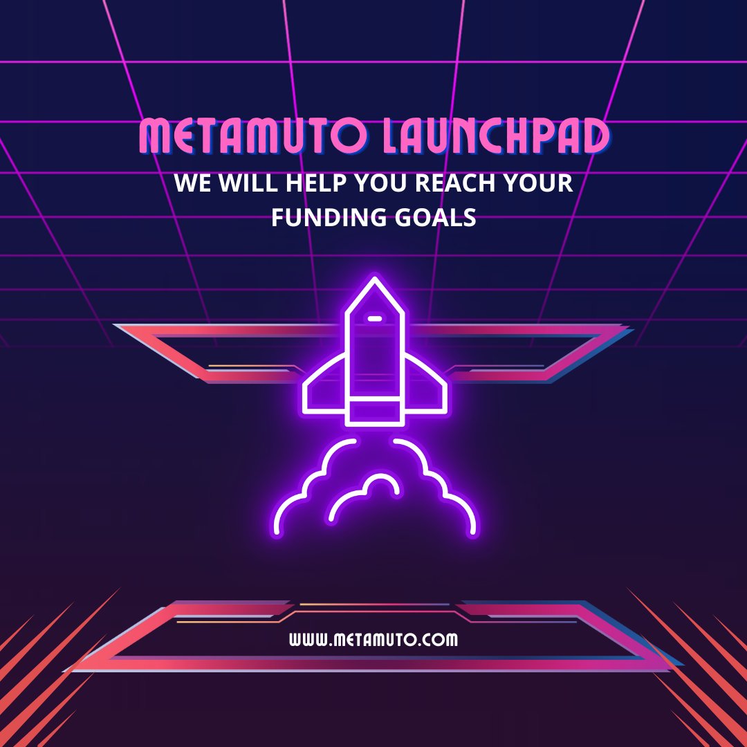 Launch your ideas through the most versatile cross-chain IDO Launchpad.

MutoPad is here to help you reach all your funding goals with accelerated opportunities.

#Metamuto #Mutopad #IDOlaunchpad #blockchain