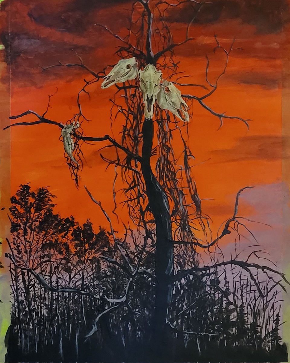 HorrorMerchant's tweet image. New piece almost finished