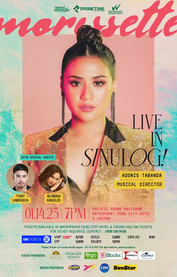 adonis_tabanda's tweet photo. 1st major concert of 2023. Celebrating Sinulog Festival together with Morissette. Magkitakita po tayo ❤ #MusicalDirector https://t.co/2LXnKYSGM5
