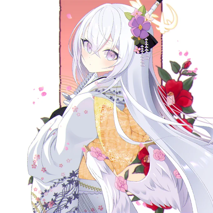 お正月なアズサᓀ‸ᓂ#ブルアカ #BlueArchive 